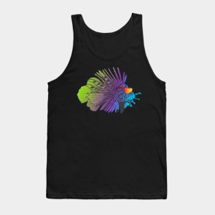 Vaporwave Pastel Blue Purple Green Butterfly Cod Tank Top